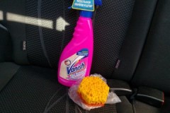 Är det möjligt och hur man använder Vanish för att rengöra bilens interiör?