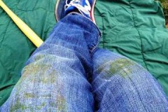 Bevisade recept och sätt att ta bort gräs från jeans hemma